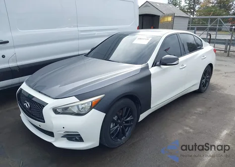 2017 Infiniti Q50 3.0T Premium z USA, uszkodzony, nr VIN JN1EV7AR3HM835630